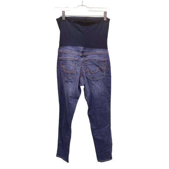 Signature by Levi Strauss Gold Label Maternity Skinny Jeans Medium Wash Small - Picture 2 of 4